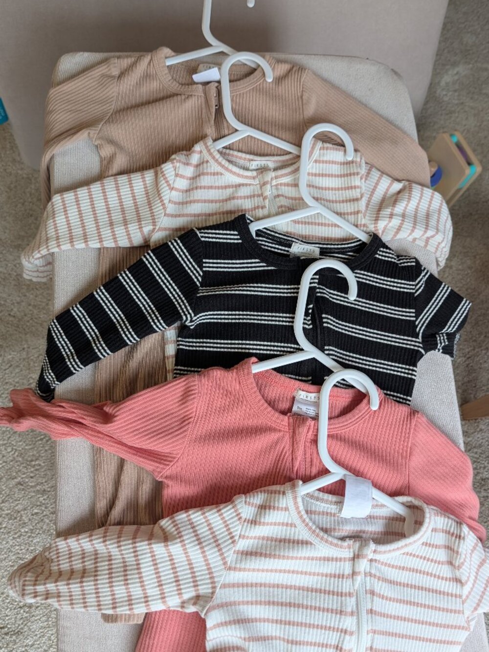 PETIT LEM 9 months (6-9 months) 5 x Sleeper Bundle (footless) Canadian Brand